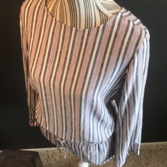 🔥1 hr SALE - Cloth & Stone, Striped romper - Picture 2 of 8